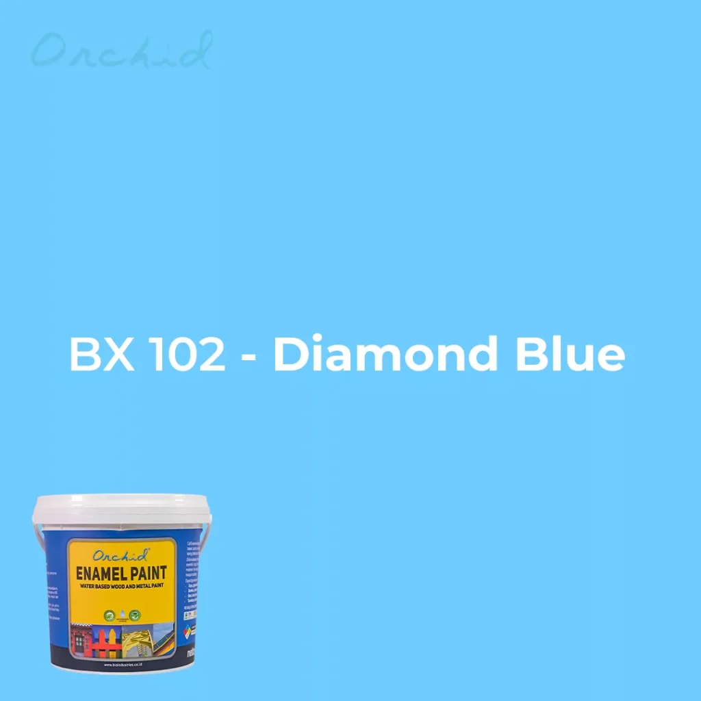 Diamond Blue Orchid Enamel Paint