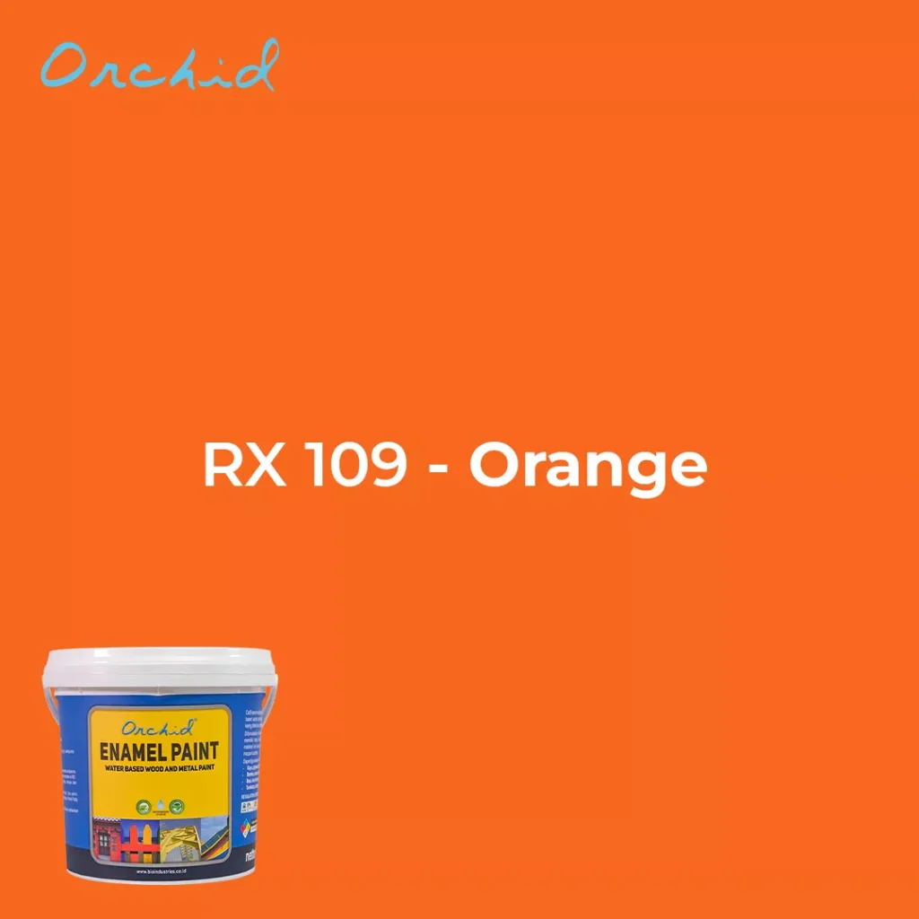 Orange Orchid Enamel Paint