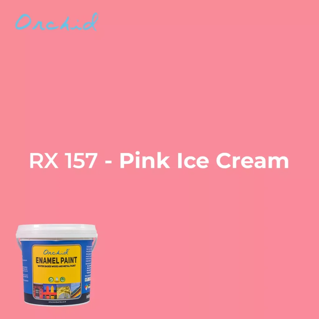 Pink Ice Cream Orchid Enamel Paint