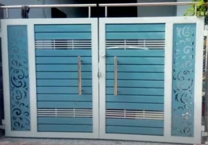 warna cat pagar biru muda