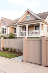 warna pagar coklat muda