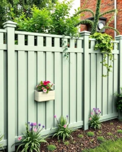 warna pagar hijau pastel