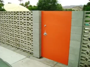 warna cat pagar orange